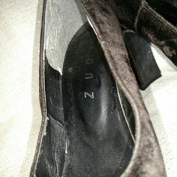 Brown Velvet Heels - Picture 7 of 7